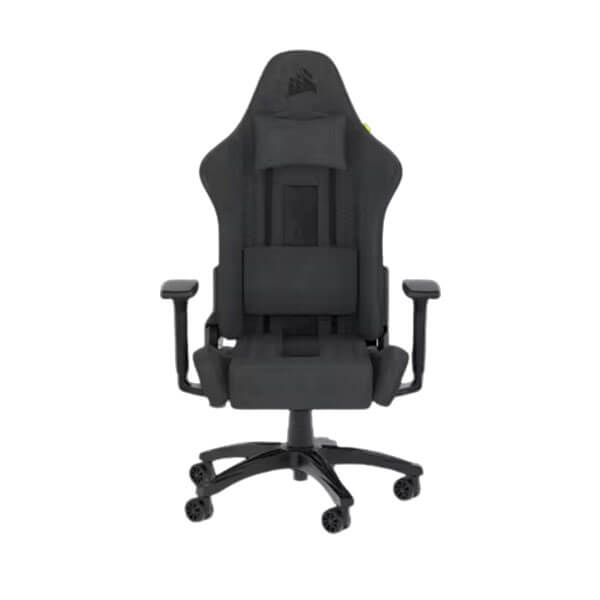 Corsair TC100 Relaxed Fabric Gaming Chair, Black/Grey